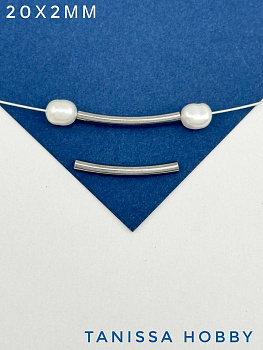 Разделитель трубочка дуга 20х2мм, сталь, штука, Ч614