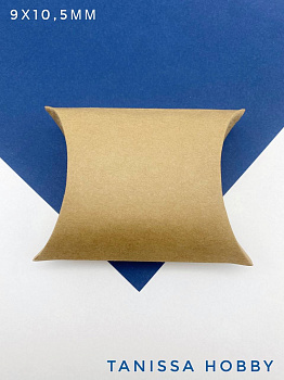 Коробка пирожок, складная, крафт, 5+1шт, 9х10,5мм, КОР14