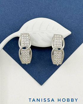 Швензы английский замок, родий, 504