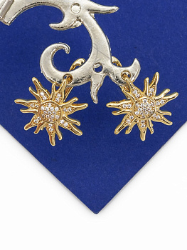 Швензы английский замок, солнце, позолота, ШВ209