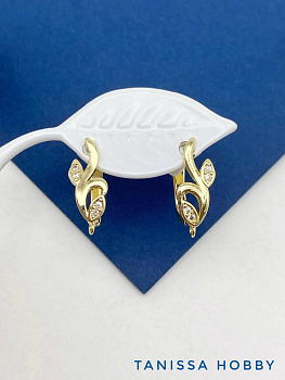 Швензы английский замок, позолота, ШВ034