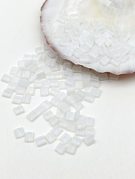 Бисер MIYUKI TILA beads, TL131FR, 5гр, прозрачный матовый АВ. МЮ120