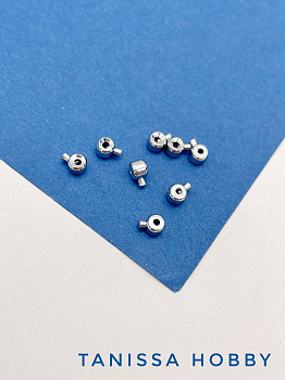 Кримпы самозажимные родий, штука М906