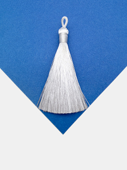 Кисточка для четок, 7см, белый, КИ019