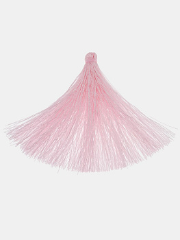 Кисточка для четок, 6,5см, розовый, КИ005