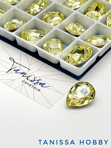 Кристалл капля Jonquil, 14х10мм, Tanissa Crystals, СТ333