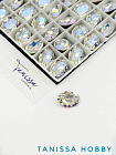 Кристалл овал Oval, Crystal Moonlight, 14х10мм, Tanissa Crystals, СТ534