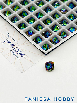 Кристалл кушон Сushion, Vitrail Medium, 6мм, Tanissa Crystals, СТ455