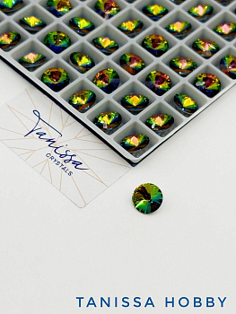 Кристалл риволи Rivoli, Vitrail Medium, 8мм, Tanissa Crystals, СТ491