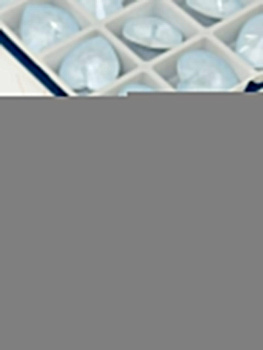 Подвеска кристалл сердце, Powder Blue, 14мм, Tanissa Crystals, СТ408