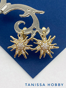 Швензы английский замок, солнце, позолота, ШВ209