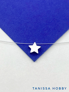 Подвеска бусина звезда, 8мм, сталь, Ш416