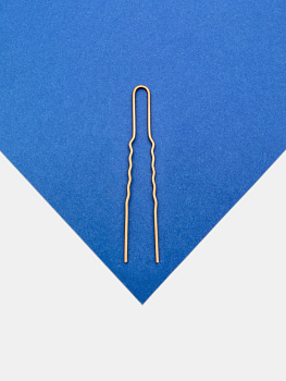 Шпилька для волос 7,5см, светлое золото 18к, СВ004