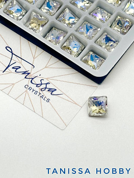 Кристалл квадрат Square Crystal Moonlight, 6мм, Tanissa Crystals, СТ330
