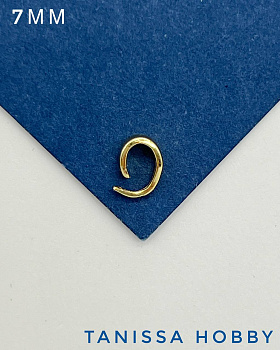 Бейл 6,5х5мм, позолота, Р321