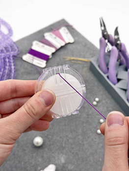 Воск для нити, прозрачный, И82