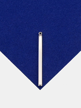 Подвеска палочка 30мм, родий, А502