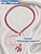 Набор Колье "Мелодия чувств" бургунди. Курс "Кроше", МК143