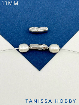 Разделитель мятая трубочка 11мм, сталь, штука, Ч601