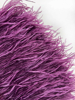 Перья на ленте страусиные марсала, 10см, ПЕР018