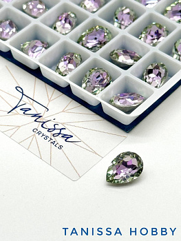 Кристалл капля Vitrail Light, 10х7мм, Tanissa Crystals, СТ348