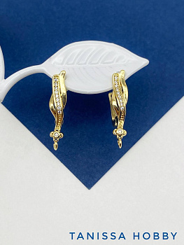 Швензы английский замок, позолота, ШВ009