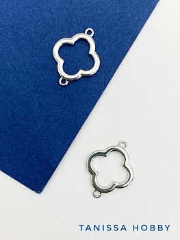 Коннектор Клевер, родий. А516