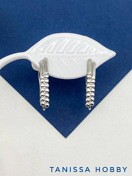 Швензы английский замок, родий, ШВ001