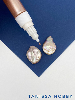 Маркер корректор для жемчуга, бронзовый персиковый, И74