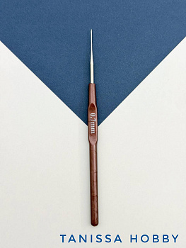 Крючок для вязания, толщина 0,7мм, сталь, И91