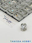 Кристалл прямоугольник Octagon, Crystal, 14х10мм, Tanissa Crystals, СТ427
