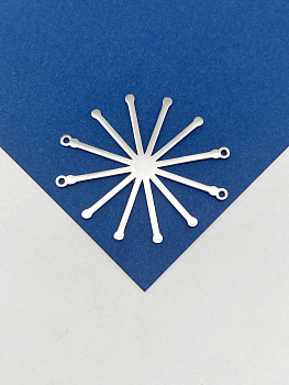 Подвеска коннектор, основа для Мандалы, 12 лучей, 40мм, сталь, МАН022