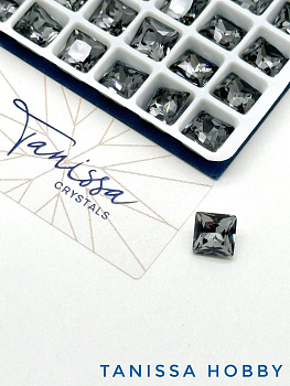 Кристалл квадрат Square, Grey, 6мм, Tanissa Crystals, СТ326