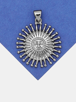 Подвеска солнце, родий, С514