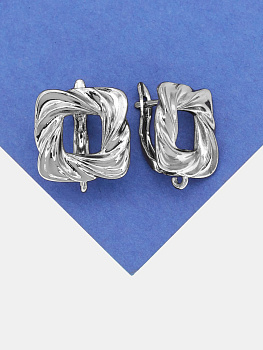 Швензы английский замок, квадрат, родий, 816