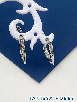 Швензы английский замок, родий, 705