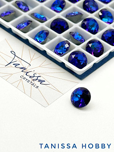 Кристалл шатон Bermuda Blue, 8мм, Tanissa Crystals, СТ314