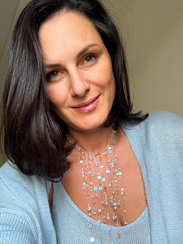 Набор к МК Колье водопад, прозрачный ультра АВ, МК053