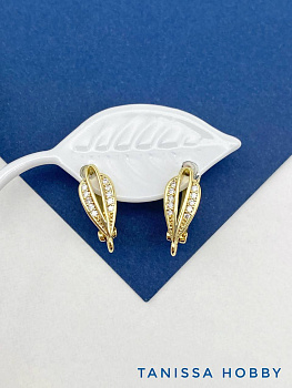 Швензы английский замок, позолота, ШВ109