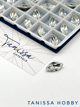 Кристалл наветт Crystal, 10х5мм, Tanissa Crystals, СТ356