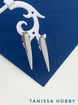 Швензы английский замок, родий, 414