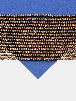 Гематин гематит бусины шайба, диск, огранка, шоколадный, 2мм, нить, ГТ165