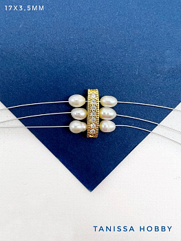 Разделитель многорядный на 3 нити, Категория В, позолота, Р134