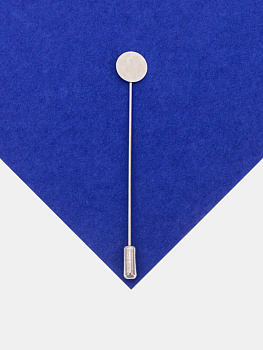 Основа для броши под вклейку, сталь, 75 мм, У037