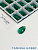 Подвеска кристалл капля, Emerald, 16мм, Tanissa Crystals, СТ511