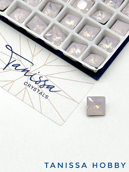 Кристалл квадрат Square, Rose Water Opal, 6мм, Tanissa Crystals, СТ325