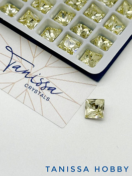 Кристалл квадрат Square Jonquil, 6мм, Tanissa Crystals, СТ318