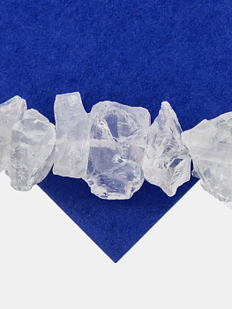 Кварц необработанный, 5-12мм, отрезок 5СМ, Б039