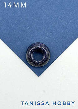 Авантюрин имитация, рондель, бублик, штука, Б069