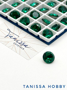 Кристалл шатон Emerald, 8мм, Tanissa Crystals, СТ304